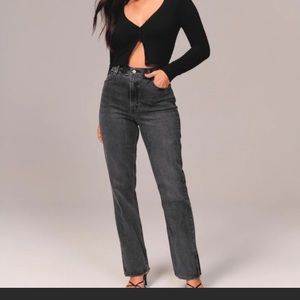 Abercrombie 90s Straight Ultra High Rise SZ 27R CL